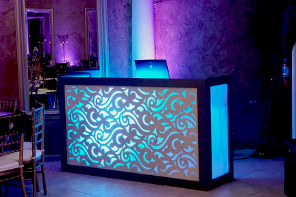 Elegant DJ Booth